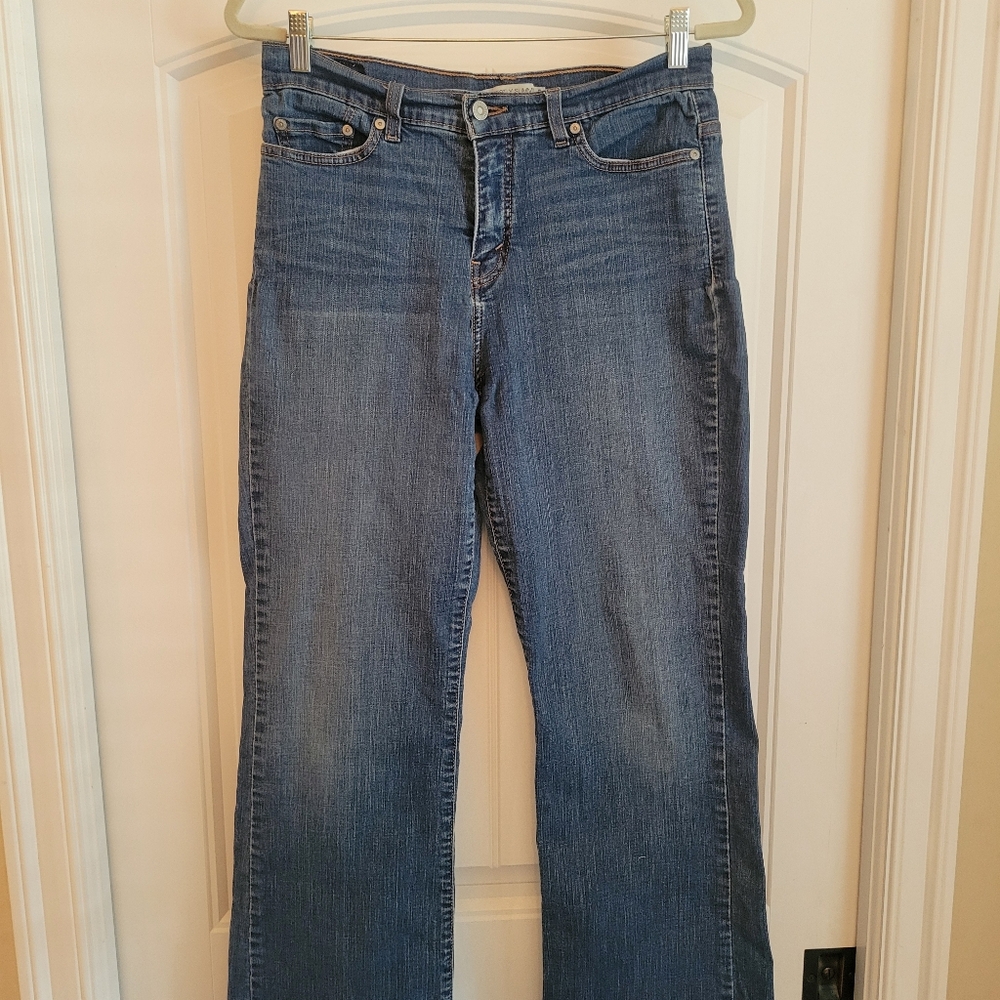 Womens Levi's Perfectly Slimming Boot Cut 512 Jeans Size 12M